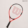 Racchetta da tennis Wilson Pro Staff Precision 19 rosso/nero per bambini WR118210H 18