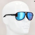 Occhiali da sole GOG Hardy nero opaco/blu/policromatico bianco/blu 7
