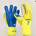 Guanti da portiere di sicurezza Reusch Attrakt Duo giallo/blu scuro 9