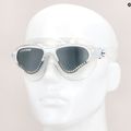 Maschera da nuoto Cressi Cobra trasparente/bianco fumé 7