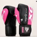 Guanti da boxe RDX REX F4 rosa/nero 9