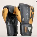 Guantoni da boxe RDX Rex F4 oro/nero 9