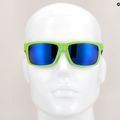 Occhiali da sole Cressi Bahia Floating nero/kiwi/blu specchiato 8