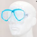 Maschera subacquea Cressi Perla trasparente/acquamarina 8