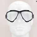 Maschera subacquea Cressi Perla trasparente/nera 3