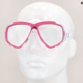 Maschera subacquea Cressi Perla trasparente/rosa 8