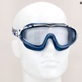 Maschera da bagno Cressi Skylight blu in metallo 7