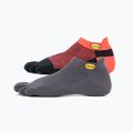 Calzini Vibram FiveFingers Athletic No-Show 2 paia grigio scuro/rosso nero 6