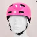 Casco da bici per bambini POC POCito Crane MIPS rosa fluorescente 9