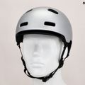 POC Crane MIPS casco da bicicletta argentite argento opaco 8