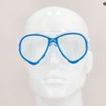 Maschera subacquea Cressi Perla trasparente/blu per bambini 7