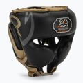 Rival RHG100 Casco da boxe professionale copricapo nero/oro