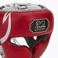 Casco da boxe Rival RHG100 Professional Headgear rosso/argento 4
