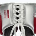 Casco da boxe Rival RHG100 Professional Headgear rosso/argento 5