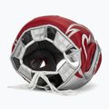 Casco da boxe Rival RHG100 Professional Headgear rosso/argento 6