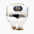Casco da boxe Rival RHG100 Professional Headgear bianco/oro