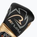 Guantoni da boxe Rival RS100 Professional nero/oro 5