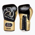 Guantoni da boxe Rival RS100 Professional nero/oro