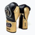 Guantoni da boxe Rival RS100 Professional nero/oro 2