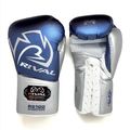 Guantoni da boxe Rival RS100 Professional blu/argento 7