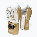 Guantoni da boxe Rival RS100 Professional bianco/oro 2
