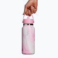 Hydro Flask Wide Flex Straw Cap Jelly 945 ml bottiglia termica rosa swirl 3