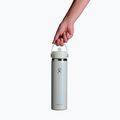 Borraccia termica Hydro Flask Wide Mouth with Flex Straw Cap 710 ml glimmer blue 3