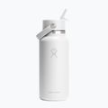 Borraccia termica Hydro Flask Wide Flex Straw 946 ml white