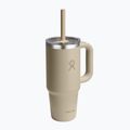Tazza Hydro Flask Travel Tumbler Clear Lid 710 ml oat 2