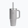 Tazza Hydro Flask Travel Tumbler Clear Lid 710 ml birch