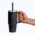 Tazza Hydro Flask Travel Tumbler Clear Lid 710 ml black 5