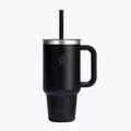 Borraccia termica Hydro Flask Travel Tumbler Clear Lid black