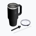 Borraccia termica Hydro Flask Travel Tumbler Clear Lid black 4