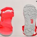 Sandali da trekking Jack Wolfskin Seven Seas 3 rosa corallo per bambini 9