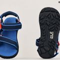 Sandali da trekking per bambini Jack Wolfskin Seven Seas 3 blu/rosso 16