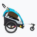 Rimorchio per biciclette Burley D'Lite X Double aqua 2