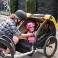 Burley Bee Rimorchio per biciclette doppio giallo 14