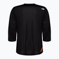 Maglia ciclismo uomo 100% Airmatic 3/4 nero/arancio 2