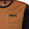 Maglia ciclismo uomo 100% Ridecamp Jersey terracotta nero 3