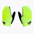 Guanti da ciclismo 100% Geomatic giallo fluorescente 3