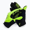 Guanti da ciclismo 100% R-Core giallo fluorescente