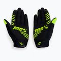 Guanti da ciclismo 100% R-Core giallo fluorescente 3