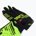 Guanti da ciclismo 100% R-Core giallo fluorescente 4