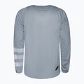 Maglia ciclismo uomo manica lunga 100% R-Core vapor/bianco 2