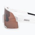 Occhiali da sole 100% lenti a specchio bianco opaco/argento opaco 4