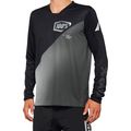 Manica lunga da ciclismo da uomo 100% R-Core X nero/grigio 6