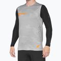 Canotta ciclismo uomo 100% R-Core Concept senza maniche grigio camo 2