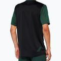 Maglia ciclismo uomo 100% Ridecamp nero/verde bosco 2