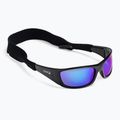 Occhiali da sole Ocean Bermuda nero opaco/blu reale 6