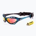 Occhiali da sole Ocean Cumbuco blu trasparente/rosso vivo